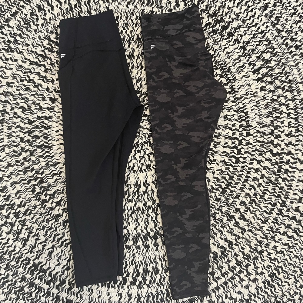 Two pairs Fabletics leggings size medium